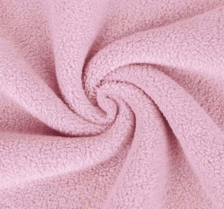 Fleece antipilling jednobarevný růžový