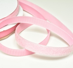 Suchý zip 20 mm světle růžový