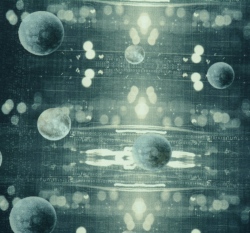 Teplákovina potisk planety ve vesmíru digitální tisk