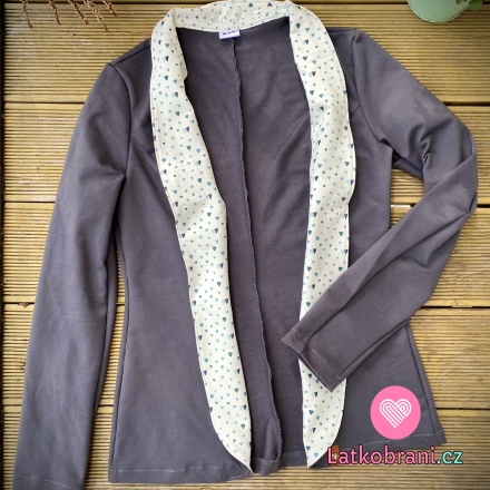 sako z teplákoviny