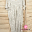 Bavlněná halenkovina s proužky růžová, mačkaný vzhled