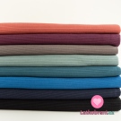 Jednobarevný žebrovaný úplet (ottoman) tmavý bordó