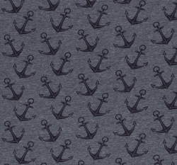 Warmkeeper potisk kotvičky na tmavě modré melange