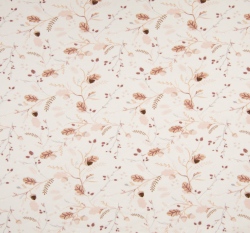 Úplet potisk větvičky a lístky na bílé