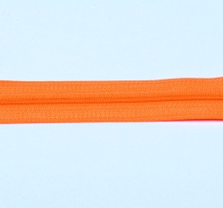 Metrážový zip spirálový 3 mm Oranžová