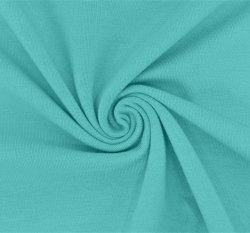 Jednobarevný úplet světlý aqua 