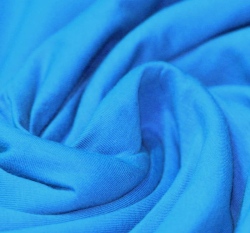 Jednobarevný úplet modrá aqua 240 g
