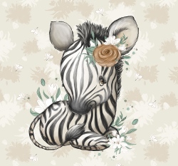 Panel zebří slečinka