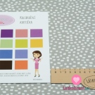 Úplet potisk nepravidelné čtverečky na světle šedé