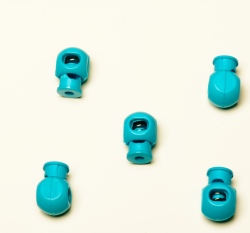 Brzdička s jedním otvorem modrá tyrkysová