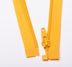 Zip spirálový dělitelný žlutý 30cm