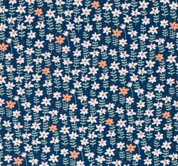 Úplet letní kvítka na petrolejové