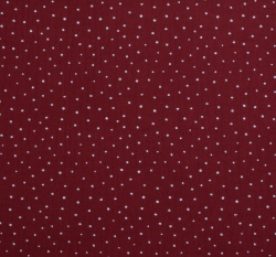 Dvojitá gázovina / mušelín malé puntíky na vínové