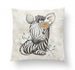 Bavlněný panel roztomilá zebra