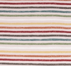 Úplet potisk barevné proužky na béžové