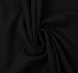 Bavlněný prošev jednobarevný černý 