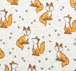 Warmkeeper potisk lišky na béžovém melé