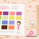 Úplet potisk koalí rodinka a růžové kytičky na růžové, BIO