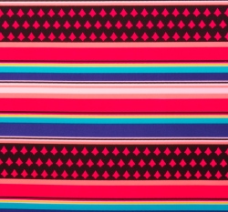 Plavkovina (lycra) barevné proužky