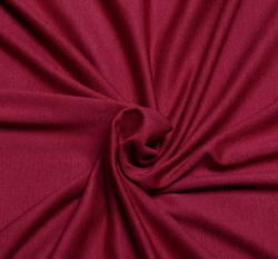 Viskózový jednobarevný úplet vínový