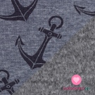 Warmkeeper potisk kotvičky na tmavě modré melange