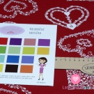 Bavlněné plátno velká bílá srdíčka na červené 