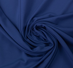 Jednobarevný viskózový úplet tmavě modrý 