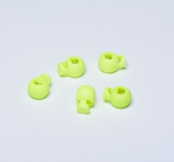 Brzdičky kulaté Zelená NEON