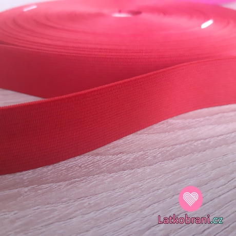 Pruženka barevná červená 25 mm