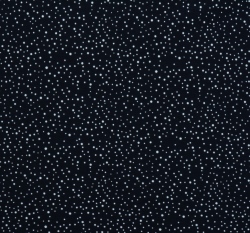 Úplet potisk drobné puntíčky na tmavě modré