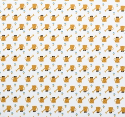 Úplet potisk okrové konvičky na bílé