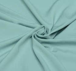 Viskóza jednobarevná modrá aqua, strečová