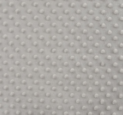 Minky - bublinky stříbrno- šedá 