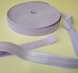 Šikmý proužek / lemovací pruženka ledově fialová 19mm
