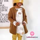 Úplet potisk nepravidelné kapičky na šedé