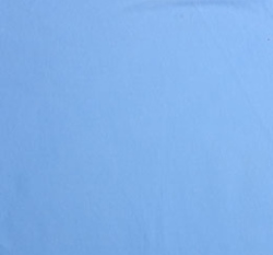 Bavlněný jednolícní úplet jednobarevný nebesky modrý