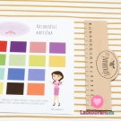 Úplet hořčicové a bílé proužky