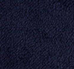 Fleece s beránkem jednobarevný tmavě modrý 