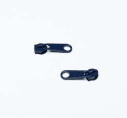 Jezdec k metrážovému zipu 5 mm Modrá navy