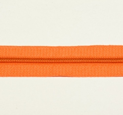 Metrážový zip spirálový 5 mm Oranžová