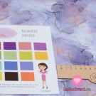 Úplet potisk růžovo - fialový mramor