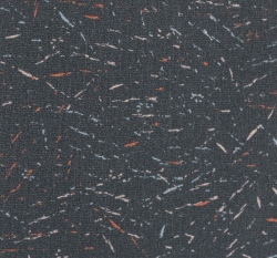 Teplákovina potisk barevné čárky na antracitové