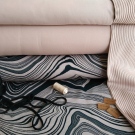 Abstraktní vlny v růžové