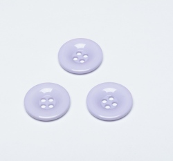 Knoflík hladký, lesklý, fialový světlejší 30mm