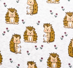 Warmkeeper potisk ježečci na béžovém melé