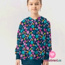 Warmkeeper barevné puntíky na petrolejové modré 