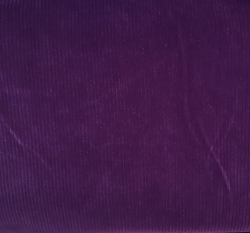 Elastický manšestr temně fialový