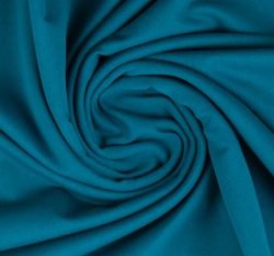 Jednobarevný úplet petrolejově modrý