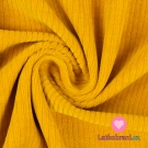 Elastický manšestr hořčicový