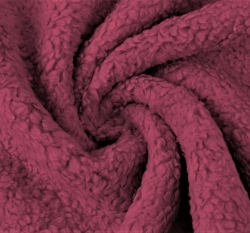 Bavlněný beránek světlý vínový